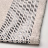 SILVERARV Camino de mesa, azul/beige, 45x150 cm