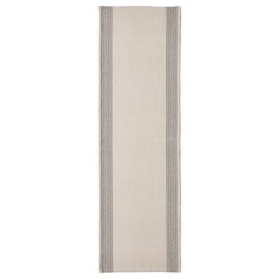 SILVERARV Camino de mesa, azul/beige, 45x150 cm