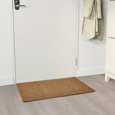 SINDAL Tapete de entrada, beige, 50x80 cm