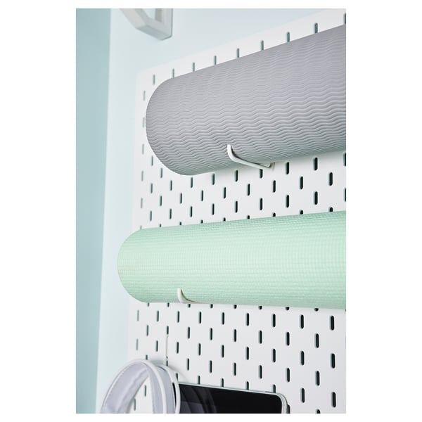 SKÅDIS Perchero de pared, blanco
