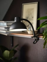SKURUP Lampara de escritorio con pinza, negro