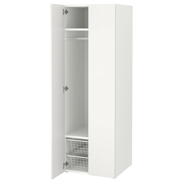 SMÅSTAD / PLATSA Clóset, blanco/blanco, 60x57x181 cm
