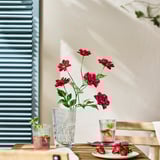 SMYCKA Flor artificial, Interior / exterior Dalia/rosado oscuro, 66 cm