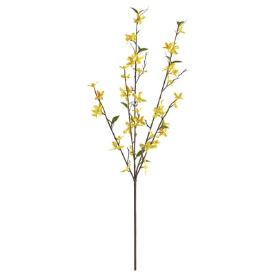 SMYCKA Hoja artificial, Interior / exterior/forsitia amarillo, 70 cm
