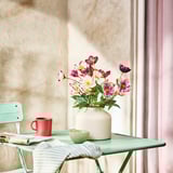 SMYCKA Ramo artificial, Interior / exterior/rosado oscuro, 52 cm