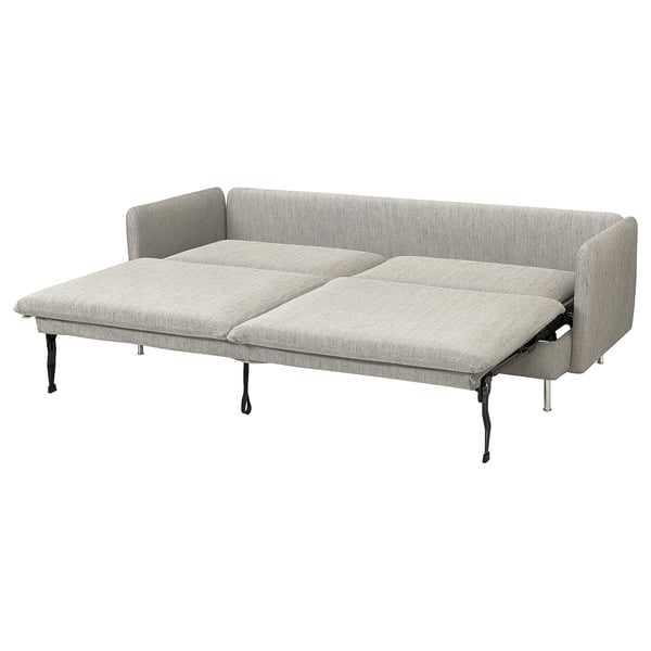 SÖDERHAMN Sofá cama 3 puestos, Viarp beige con café