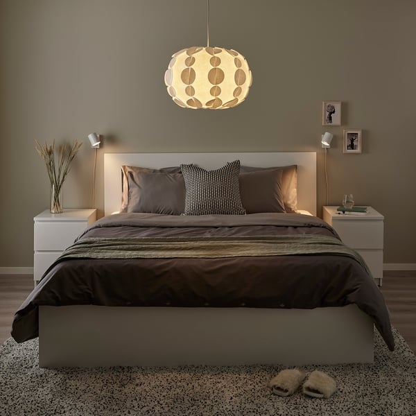 SOLHETTA Bombilla LED E27 806 lúmenes, regulación intensidad luminosa/Forma de globo blanco