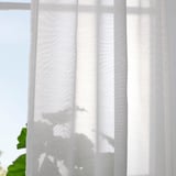STENFRÖ Velo, 1 par, blanco/con cinta de fruncir, 145x250 cm