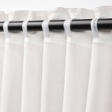 STENFRÖ Velo, 1 par, blanco/con cinta de fruncir, 145x250 cm