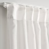 STENFRÖ Velo, 1 par, blanco/con cinta de fruncir, 145x250 cm