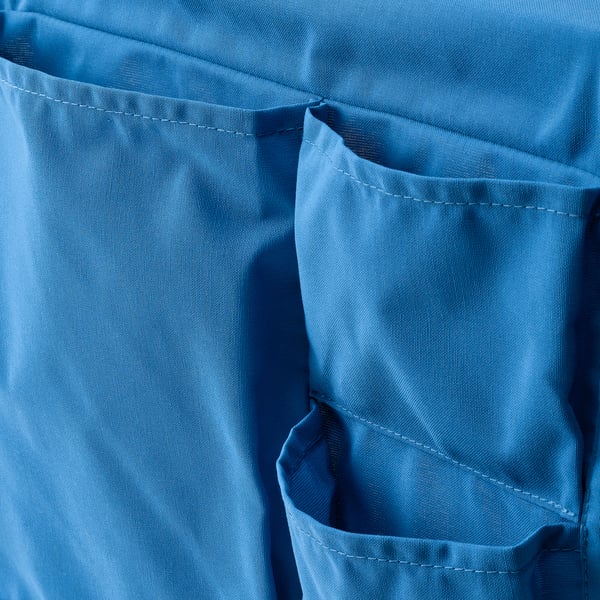 STICKAT Organizador con bolsillos para cama, azul, 39x30 cm