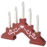 STRÅLA Candel 5 brzLED, A pilas/mini rojo