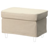 STRANDMON Forro protector para apoyapies, Naggen beige