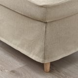STRANDMON Forro protector para apoyapies, Naggen beige