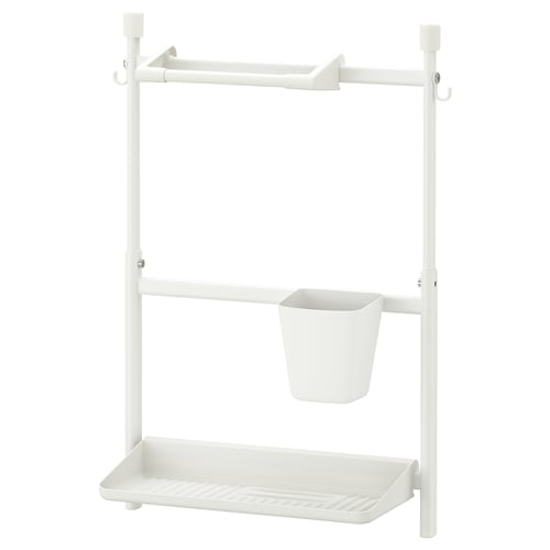 SUNNERSTA Organizadores de cocina juego, sin perforar/soporte papel coc/escurreplat/recip