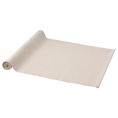 SVARTSENAP Camino de mesa, beige, 35x130 cm