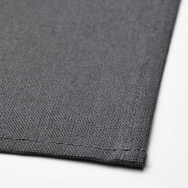 SVARTSENAP Servilleta, gris oscuro, 35x35 cm