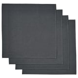 SVARTSENAP Servilleta, gris oscuro, 35x35 cm