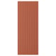 TERRSJÖ Panel lateral, café rojizo diseño de ondas, 39x101 cm