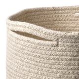 TJABBIG Cesta, beige, 25x23 cm
