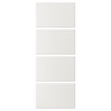 TJÖRHOM 4 paneles para puertas correderas, blanco, 75x201 cm