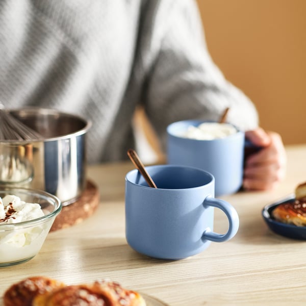 TOBISFISK Pocillo / mug, azul con lila, 50 cl