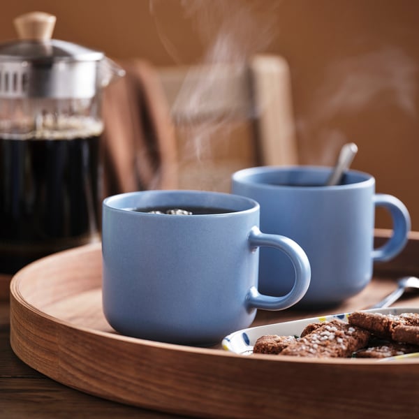 TOBISFISK Pocillo / mug, azul con lila, 50 cl