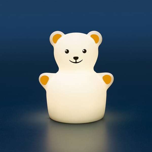 Grande Talla luz nocturna infantil Oso luz quitamiedos Lámpara de Noche -  portátily USB recargable - lámpara infantil LED multicolor con mando -  Brillo y Color Ajustable lámpara de noche regalo : : Iluminación