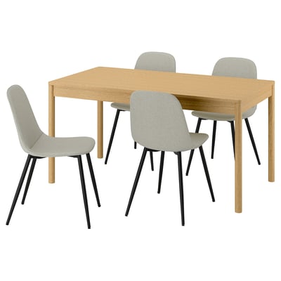 TONSTAD / NORDMANSSKÄR Juego de comedor 4 puestos