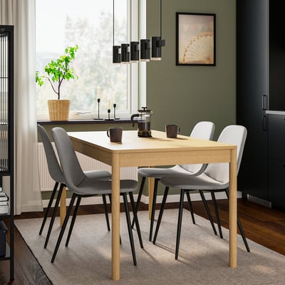 TONSTAD / NORDMANSSKÄR Juego de comedor 4 puestos