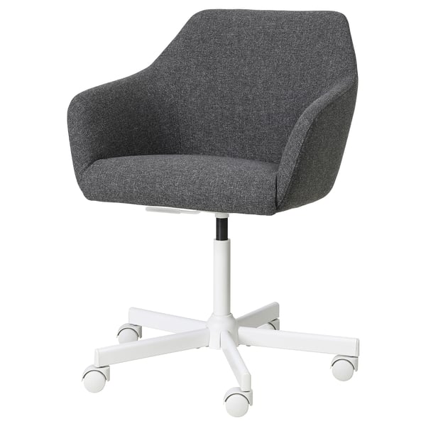 TOSSBERG / MALSKÄR Silla sala reuniones, Gunnared gris oscuro/blanco