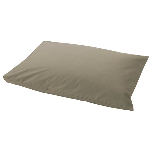 ULLVIDE Funda de almohada, beige grisáceo, 50x60 cm