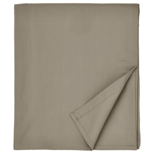 ULLVIDE Sábana, beige grisáceo, 150x260 cm