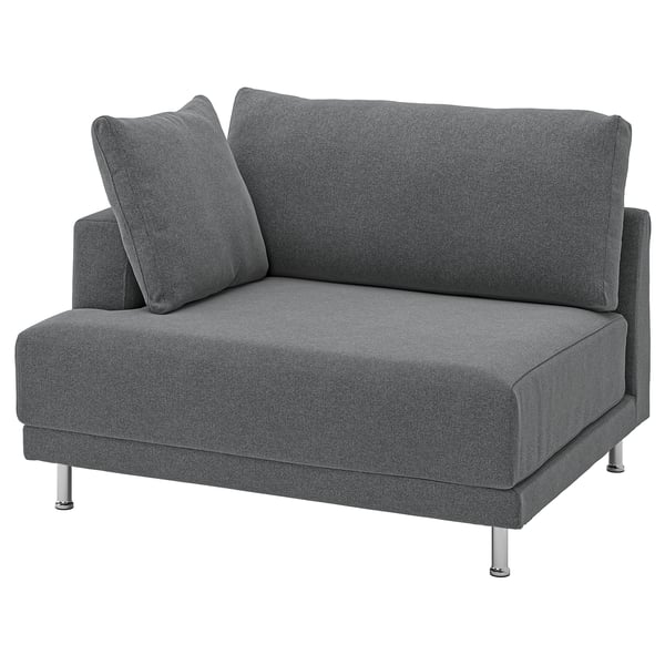 UPPÅKRA Forro módulo 1,5 puestos izquierdo, Johanneshov gris oscuro