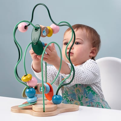 UPPSTÅ Juego motricidad infantil, multicolor