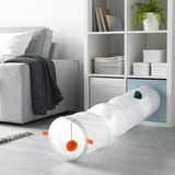 UTSÅDD Túnel de juego para gato, blanco/naranja