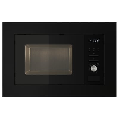 VÄRMD Horno microondas, negro