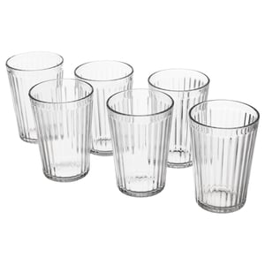 VARDAGEN Vaso, vidrio incoloro, 31 cl