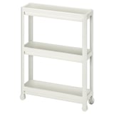 VESKEN Carrito, blanco, 54x18x71 cm