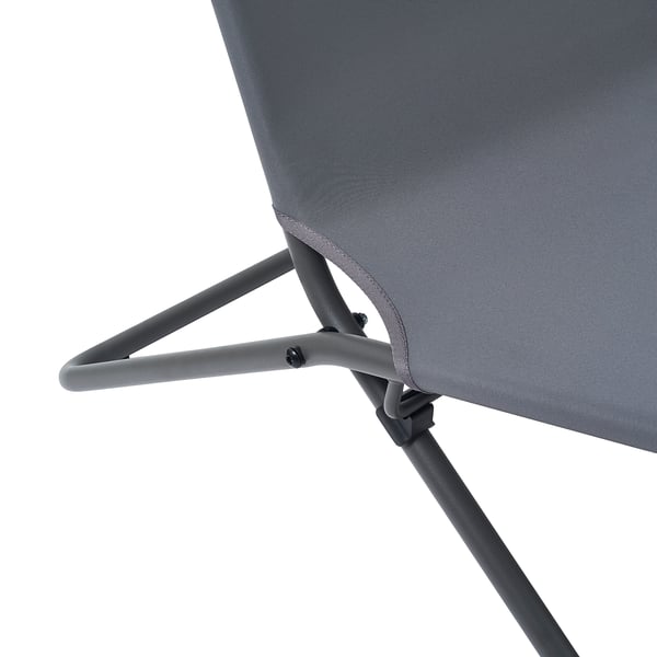 VIGGSÖ Silla de exterior, Plegable gris oscuro