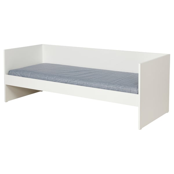VIHALS Daybed con colchón, blanco/Ågotnes Firme, 80x200 cm