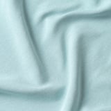 VILBORG Cortinas oscurecedoras, 1 par, blanco con turquesa/con cinta de fruncir, 145x250 cm