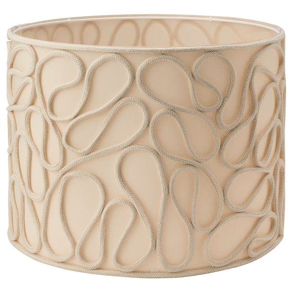 VINGMAST Pantalla para lámpara, cuerda beige, 42 cm