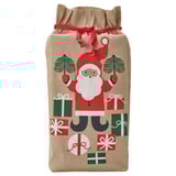 VINTERFINT Bolsa para regalos, Papá Noel beige, 92x56 cm