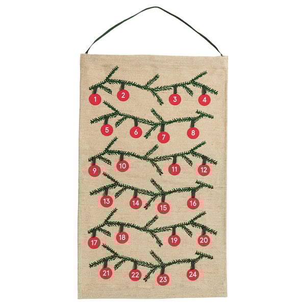 VINTERFINT Calendario de adviento, beige