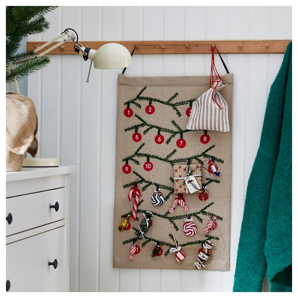VINTERFINT Calendario de adviento, beige