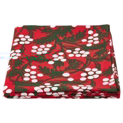 VINTERFINT Mantel, diseño frutos rojos rojo, 145x240 cm