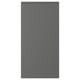 VOXTORP Puerta, gris oscuro, 40x80 cm