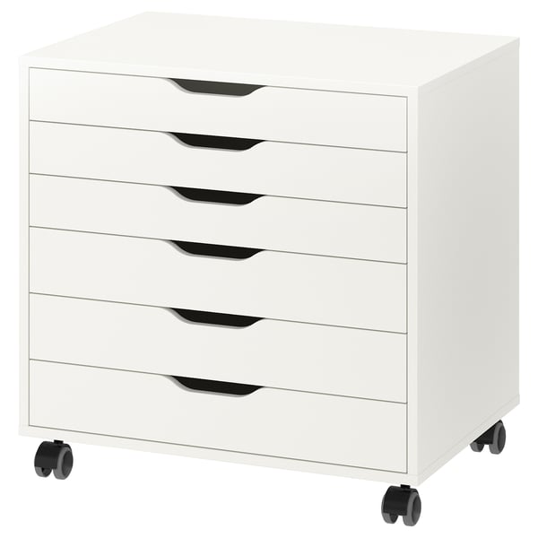 Alex Zasuvkovy Dil Na Koleckach Bila 67x66 Cm Ikea