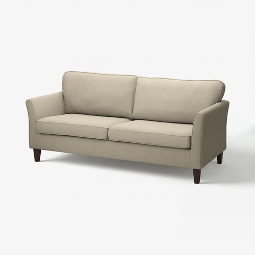EKHOLMA pohovka, béžová, bavlněná, recyklovaný polyester, elegantní, moderní design.